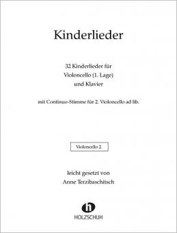 Kinderlieder für Violoncello (1. Lage) und Klavier 