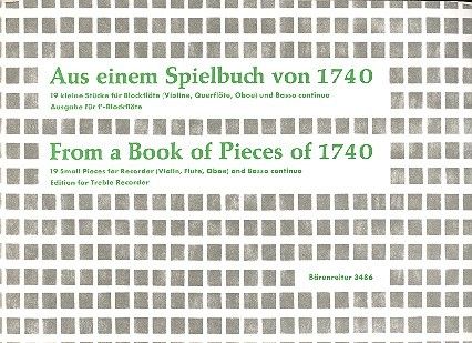Aus einem Spielbuch von 1740 Standard