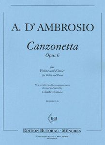 Canzonetta op. 6 