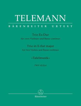Trio-Sonate aus Tafelmusik 1 TWV 42: Es 1 Standard