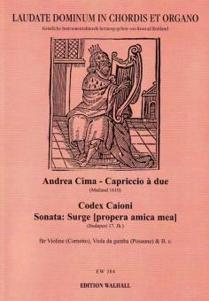 Capriccio à due & Sonata Super 'Surge Propera amica mea' 