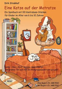 Eine Katze auf der Matratze 