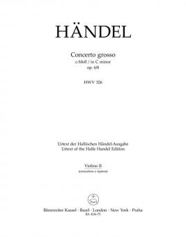 Concerto grosso c-Moll op. 6/8 HWV 326 