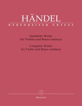 Obras completas para violín y bajo continuo Standard