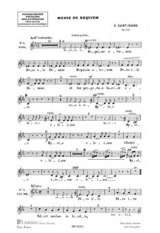 Messe De Requiem Choeurs Contraltos 