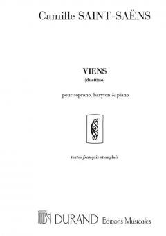 Viens (Duettino) pour Soprano ou Baryton et Piano 