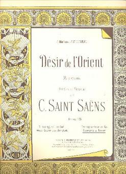 Desir de l'orient 