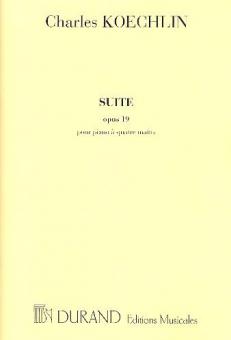 Suite Op. 19 pour piano a quatre mains 