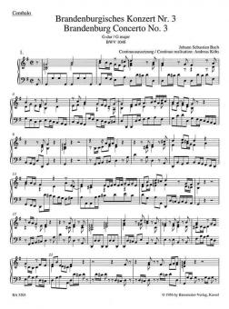 Brandenburgisches Konzert Nr. 3 G-Dur BWV 1048 