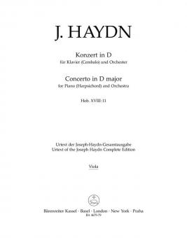 Concerto D major Hob. XVIII:11 