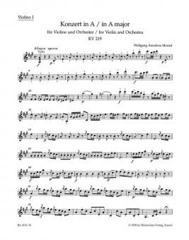 Konzert Nr. 5 A-Dur KV 219 