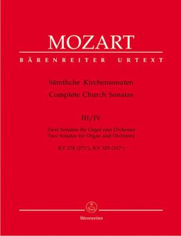 Sämtliche Kirchensonaten Heft 3/4 Standard