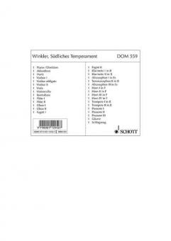 Südliches Temperament Standard
