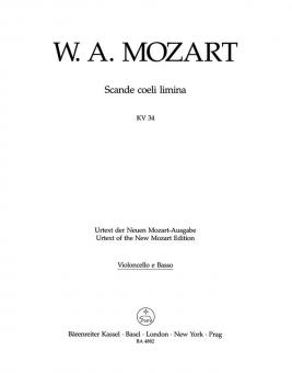 Scande coeli limina KV 34 