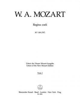 Regina coeli KV 108 (74d) 