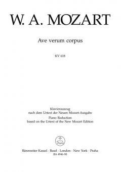Ave verum KV 618 Standard
