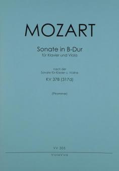 Sonate in B-Dur KV 378 (nach Violinsonate) 