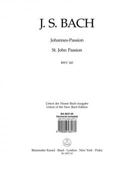 St. John Passion BWV 245 