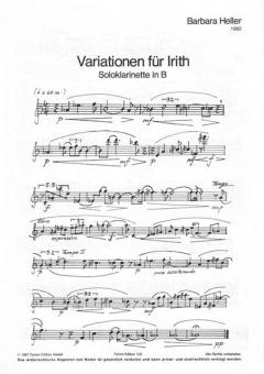 Variationen für Irith 