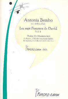 Les sept Psaumes de David Vol. 4 
