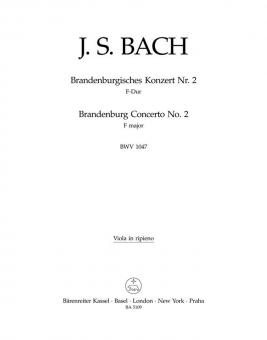 Brandenburgisches Konzert Nr. 2 F-Dur BWV 1047 