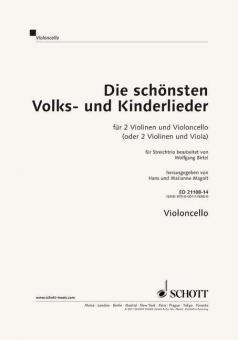 Die schönsten Volks- und Kinderlieder - Trioheft Standard
