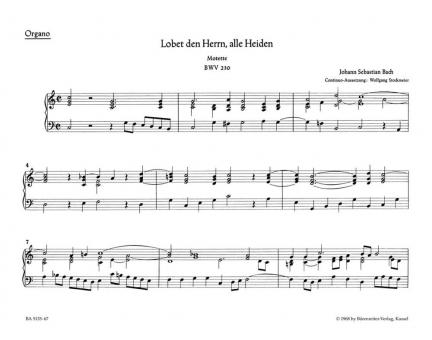 Lobet den Herrn, alle Heiden 
