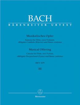 Ofrenda musical BWV 1079 Volumen 3 Standard