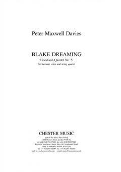 Blake Dreaming - 'Goodison Quartet No.5' 