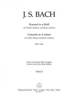 Konzert a-Moll BWV 1041 