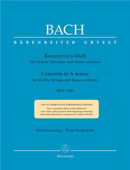 Concierto en la menor BWV 1041 Standard