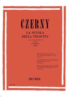 Scuola Della Velocita' a Sul Pianoforte 40 Eserciz 