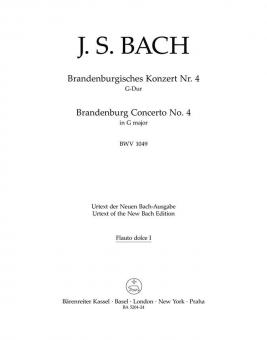 Brandenburgisches Konzert Nr. 4 G-Dur BWV 1049 