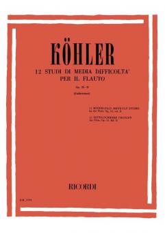 12 Moderately Difficult Etudes for the Flute Op. 22 Vol. 2 