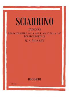 Cadenze Per I Conc. Per Pianoforte K. 467, K. 482, 