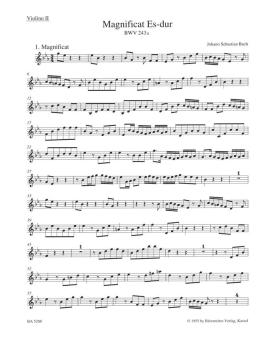 Magnificat Es-Dur BWV 243a 