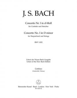 Concerto Nr. 1 d-Moll BWV 1052 