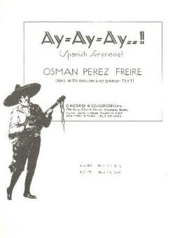 Ay Ay Ay Eng / Sp Song Key E 