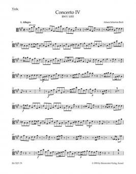 Concerto Nr. 4 A-Dur BWV 1055 
