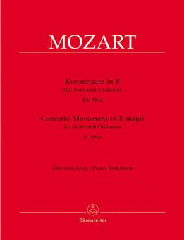 Konzertsatz in E für Horn und Orchester KV 494a 