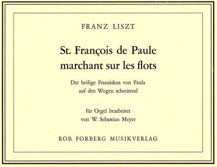 St. Francois de Paule marchant sur les flots 