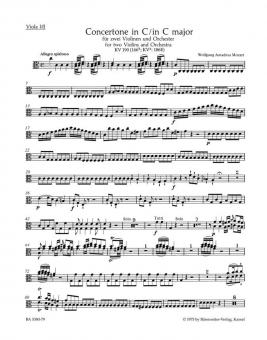 Concertone C-Dur KV 190 