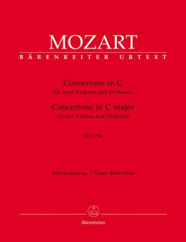 Concertone en do mayor KV 190 Standard