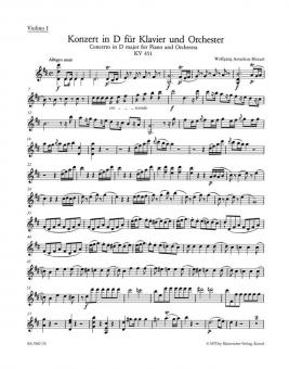 Konzert Nr. 16 D-Dur KV 451 