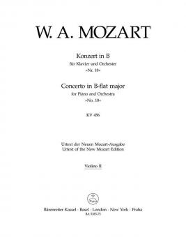 Konzert Nr. 18 B-Dur KV 456 