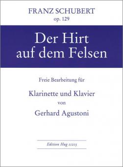 Hirt auf dem Felsen 
