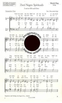 2 Negro-Spirituals 
