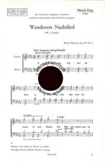 Wanderers Nachtlied 