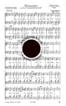 Hirtenchor aus Rosamunde 