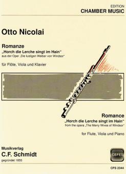 Horch die Lerche singt im Hain 